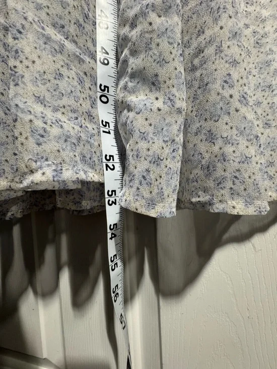 In Loom Smocked Tiered Maxi Dress – Size Large Boho Cottagecore Prairie Flowy - Picture 11 of 13